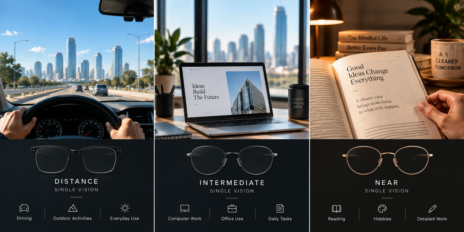 Osten Single Vision — Choose Your Vision Distance