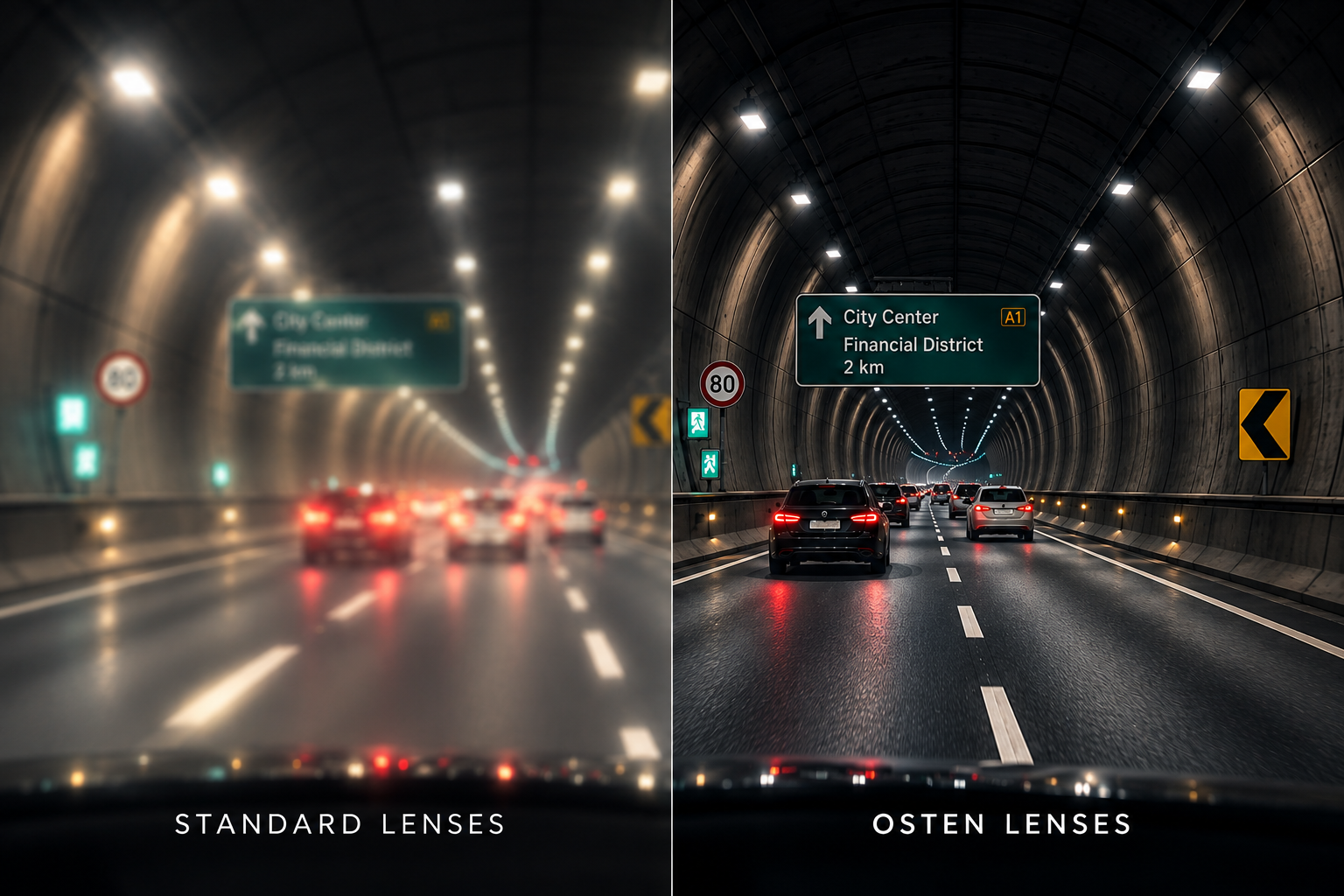 Road details and low light driving